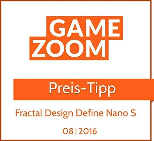 Fractal Design Define Nano S - Langas Šoninis langas, Juodas, ITX, Maitinimo blokas įtrauktas Nr