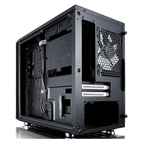 Fractal Design Define Nano S - Langas Šoninis langas, Juodas, ITX, Maitinimo blokas įtrauktas Nr