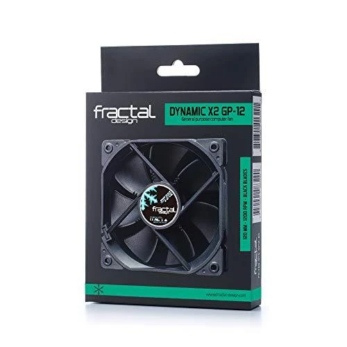 Fractal Design | Dynamic X2 GP-14 | Juodas | Korpuso ventiliatorius