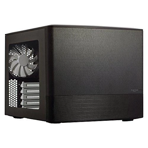 Kompiuterio korpusas Fractal Design | NODE 804 | Side window | 2 - USB 3.0Audio in/outPower button with LED (baltas)HDD activity LED (baltas) | Juodas | Micro ATX