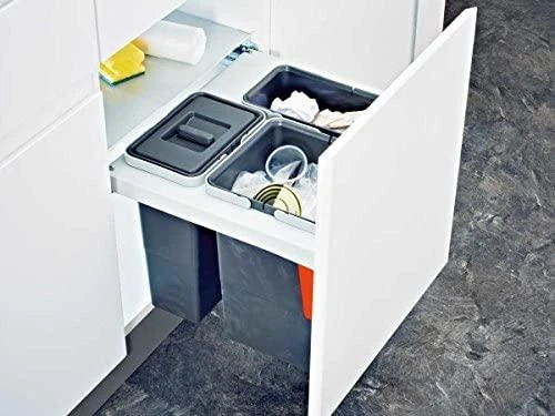 Šiukšliadėžė FRANKE, Sorter Garbo, 50-3, 2x12l.+8l.