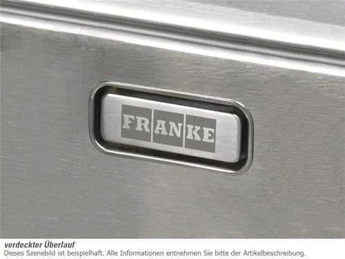 Plautuvė Franke BXX 210/110-16 su ventiliu eksc