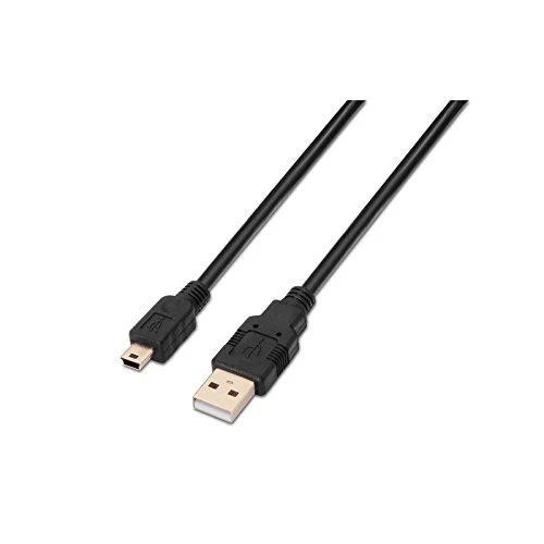 Freaks Nanocable 10.01.0403 USB kabelis 3 m 2.0 USB A Mini-USB B Juoda