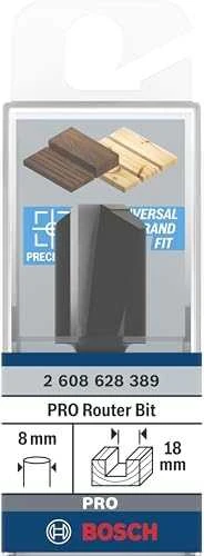 Bosch Pirštinė freza HM B=18mm, l=25 mm,kotas 8mm
