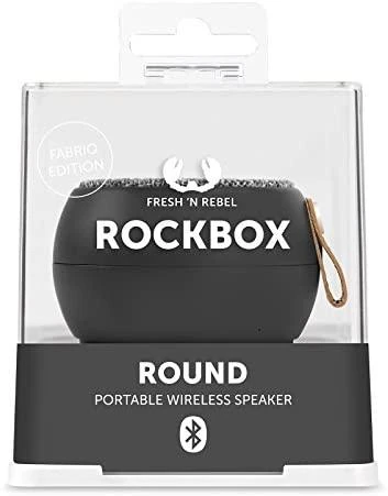 Fresh'n Rebel kolonėlė Rockbox Round Fabriq Edition indigo spalvos