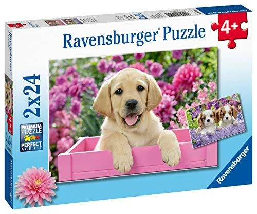 Ravensburger Dėlionė 2x24 vnt. - Šuniukai