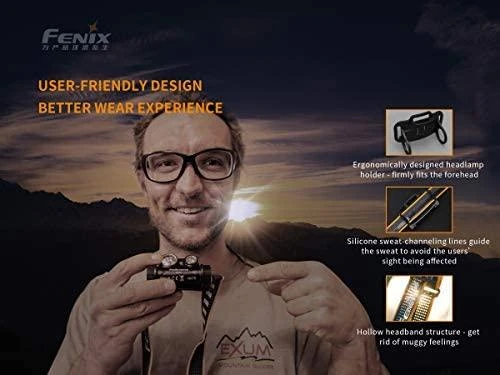 Prožektorius ant galvos Fenix Stirnlampe HM65R 1400 lm, Headlamp