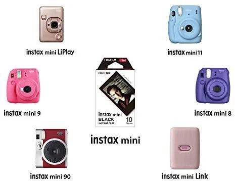 Fotojuostos Fujifilm Instax Mini. Juodos