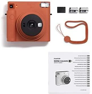 Fujifilm Instax Square SQ1, terakotos oranžinė + plėvelė