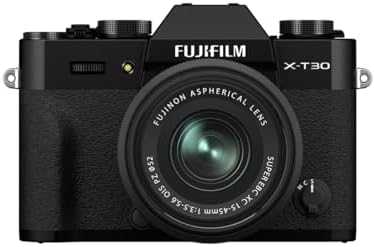 FUJIFILM X-T30 II + FUJINON XC 15-45mm F3.5-5.6 OIS PZ (Juodas)