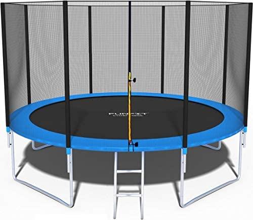Batutas su tinklu FunFit 374cm + kopetėlės