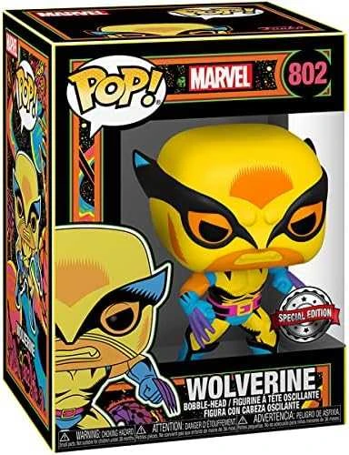Funko Set figure POP & Tee Marvel Wolverine Juodas Light