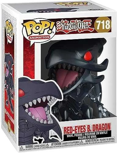 FUNKO POP! Vinilinė figūrėlė: Yu-Gi-Oh - Raudonaakis juodasis drakonas, 10 cm