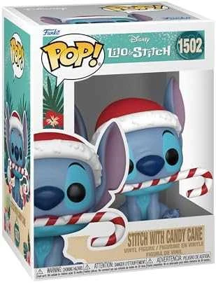 FUNKO POP! Vinilinė figūrėlė: Disney Lilo & Stitch - Stitch su saldainių lazdele, 9.5 cm
