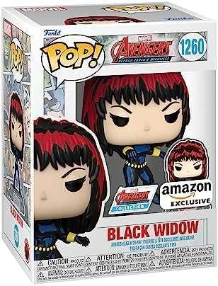 FUNKO POP! Vinilinė figūrėlė: Marvel Avengers - Juodas Widow, 9 cm