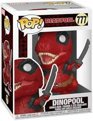 FUNKO POP! Vinilinė figūrėlė: Marvel: Deadpool - Dinopool, 9 cm