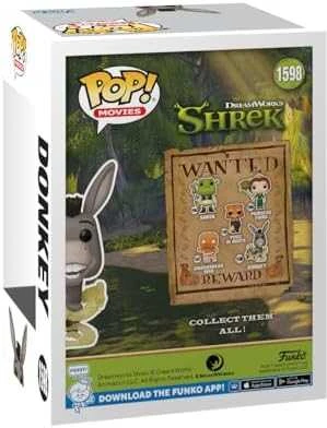 FUNKO POP! Vinilinė figūrėlė: Šrekas – Asilas, 9 cm