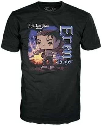 Funko Set figure POP & Tee Attack on Titan Eren Exclusive