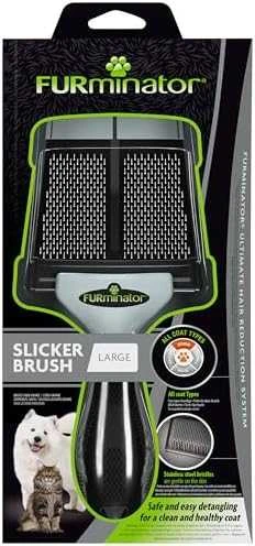 FURminator Didelis kietų šerelių šepetys