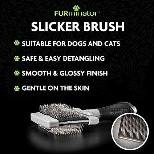 FURminator Didelis kietų šerelių šepetys