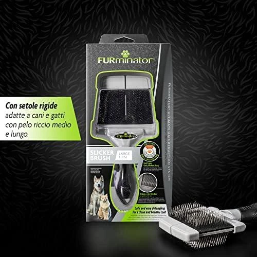 FURminator Didelis kietų šerelių šepetys