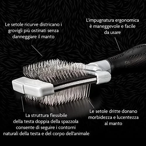 FURminator Didelis kietų šerelių šepetys