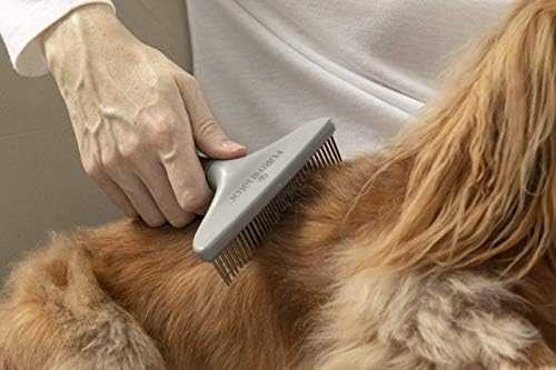 Furminator metalinės šukos-grėbliukas šunims ir katėms