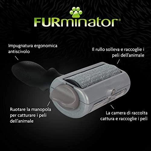 FURminator gyvūnų plaukų surinkimo įrankis