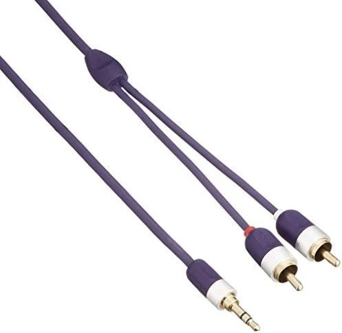 Furutech ADL 3,5 mm į 2x RCA violetinis kabelis