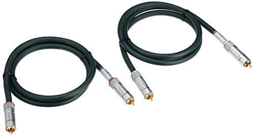 Furutech ADL RCA kabelių pora su metalinėmis jungtimis
