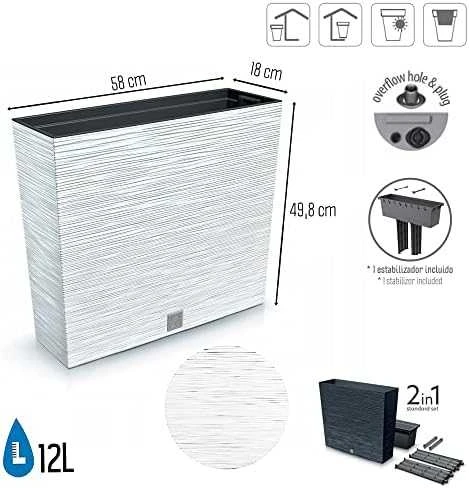 Prosperplast FURU CASE TOWER - baltas (DFC600T-S449) | Prosperplast