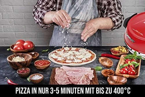 G3Ferrari G3 Ferrari Picerija Snack Napoletana pizza maker/orkaitė 1 pizza(s) 1200 W Juodas, Raudona
