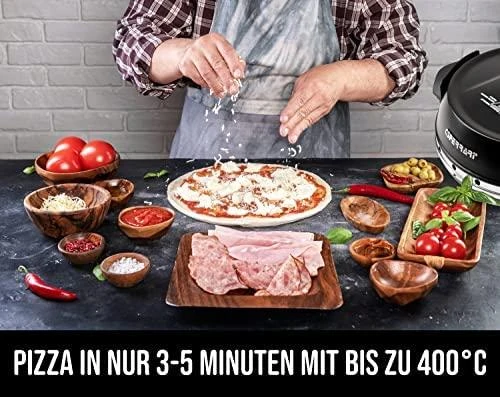 G3Ferrari G3 Ferrari PizzaOven Napoletana with 2 stones juodas Juodas (G1003210)