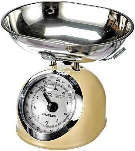 Virtuvinės svarstyklės G3Ferrari G3 Ferrari Aska rusvai gelsvas Round Mechanical kitchen scale