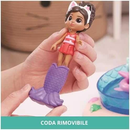 Spin Master Gabby's Dollhouse „Gabi's Cat House Pool Fun“ figūrėlių rinkinys 6067878 WB3