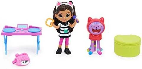 Spin Master Polly Pocket Gabi katės namelis – stebuklingi miegamojo kambariai + katės figūrėlė (GXP-912216)