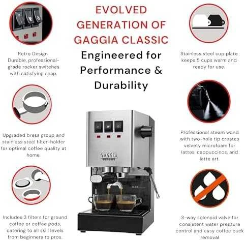 Gaggia New Classic Evo Espresso Kavos aparatas