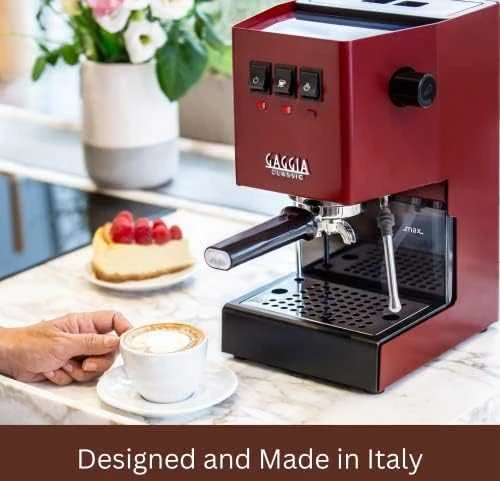 Gaggia New Classic Evo Espresso Kavos aparatas - Raudona