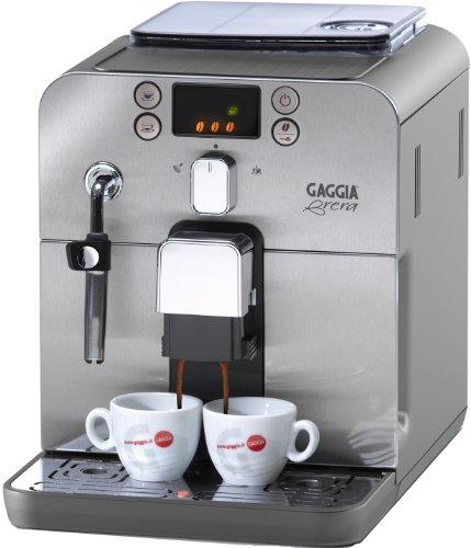 Kavos aparatas - Gaggia Brera RI9305/01 Visiškai Automatinis Juodas/Sidabrinis