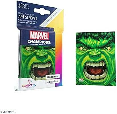 Gamegenic Gamegenic: Marvel Champions Art Sleeves (66 mm x 91 mm) Hulk 50+1 vnt.