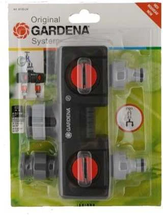 GARDENA Dviguba čiaupo jungtis