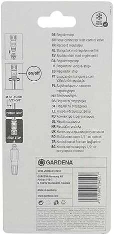 Gardena greita mova su reguliavimo vožtuvu 13mm (2942)