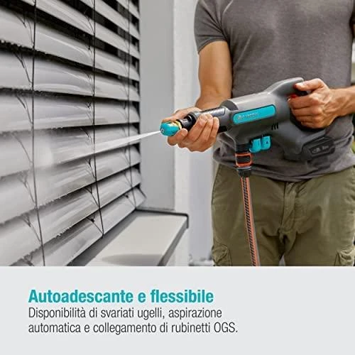 Gardena Vidutinio slėgio akumuliatorinė plovykla „AquaClean 24 / 18V P4A“ solo, 14800-55