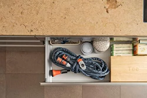 Gardena Tekstilinės žarnos Liano™ 10 m su čiaupų jungtimi vidaus čiaupams rinkinys