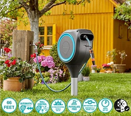 Gardena savaime susivyniojanti žarnos ritė "Rollup M" 20m, 11 mm