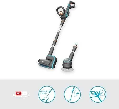 Gardena Akumuliatorinis daugiafunkcinis valytuvas "AquaBrush Universal", skirtas horizontaliam ir vertikaliam plovimui