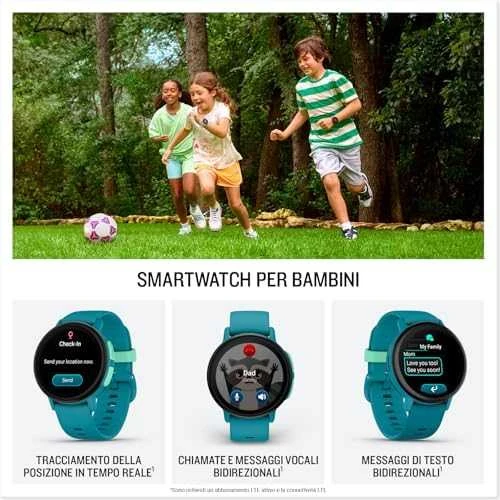 Išmanusis laikrodis Garmin Bounce 2, Turkio spalvos