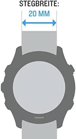 Išmaniojo laikrodžio Garmin Forerunner 245 greitai atsegamas silikoninis dirželis, Baltos spalvos