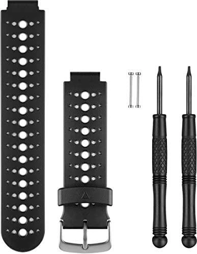 Išmaniojo laikrodžio Garmin Forerunner 230/235/630/735XT  silikoninis dirželis, Juodos spalvos