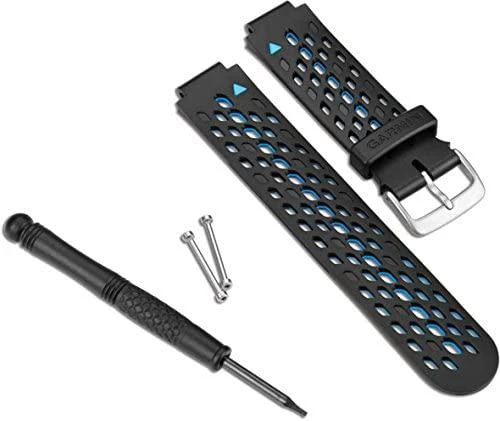 Išmaniojo laikrodžio Garmin Forerunner 230/235/630/735XT  silikoninis dirželis, Juodos spalvos